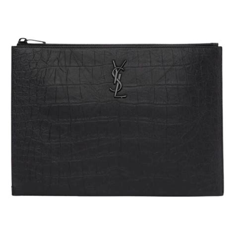 ysl clutch price euro|ysl crocodile clutch.